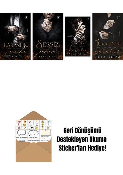 Neva Altaj 4 Kitap Set + Okuma Sticker'ları