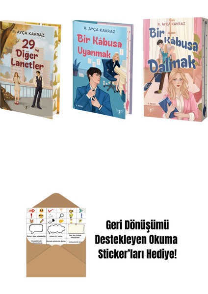 R. Ayça Kavraz 3 Kitap Set + Okuma Sticker'ları