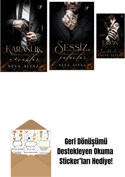 Neva Altaj 3 Kitap Set + Okuma Sticker'ları
