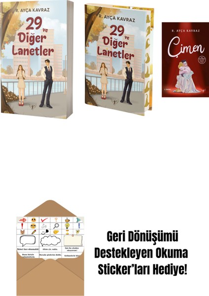 R. Ayça Kavraz 3 Kitap Set + Okuma Sticker'ları