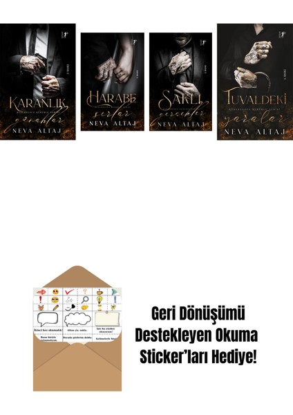 Neva Altaj 4 Kitap Set + Okuma Sticker'ları