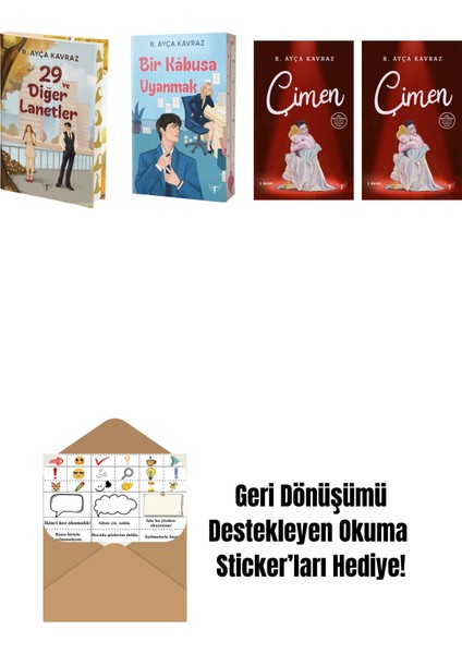 R. Ayça Kavraz 4 Kitap Set + Okuma Sticker'ları