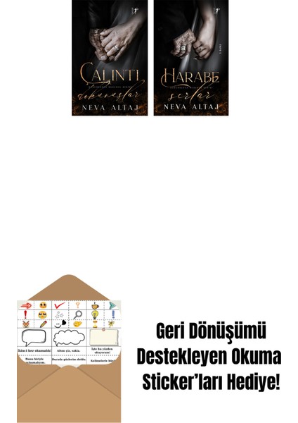 Çalıntı Dokunuşlar + Harabe Sırlar + Okuma Sticker'ları