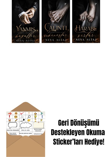 Neva Altaj 3 Kitap Set + Okuma Sticker'ları