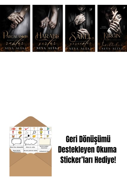 Neva Altaj 4 Kitap Set + Okuma Sticker'ları