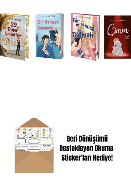 R. Ayça Kavraz 4 Kitap Set + Okuma Sticker'ları