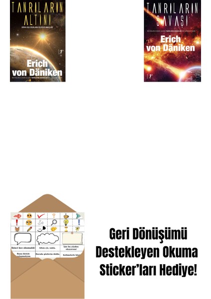 Tanrıların Altını + Tanrıların Savaşı + Okuma Sticker'ları