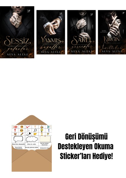 Neva Altaj 4 Kitap Set + Okuma Sticker'ları