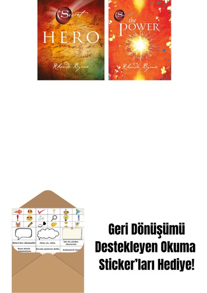 The Secret - Hero (Ciltli) + The Power (Ciltli) + Okuma Sticker'ları