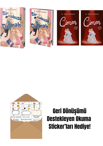 R. Ayça Kavraz 4 Kitap Set + Okuma Sticker'ları