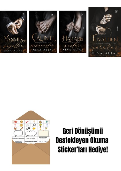 Neva Altaj 4 Kitap Set + Okuma Sticker'ları