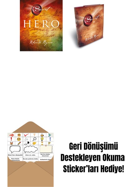 The Secret - Hero (Ciltli) + Sır (Ciltli) + Okuma Sticker'ları
