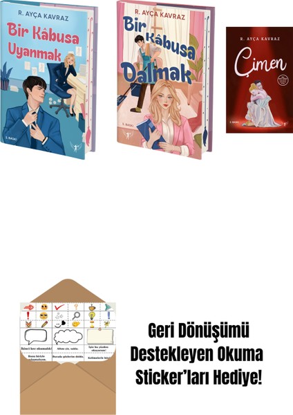 R. Ayça Kavraz 3 Kitap Set + Okuma Sticker'ları