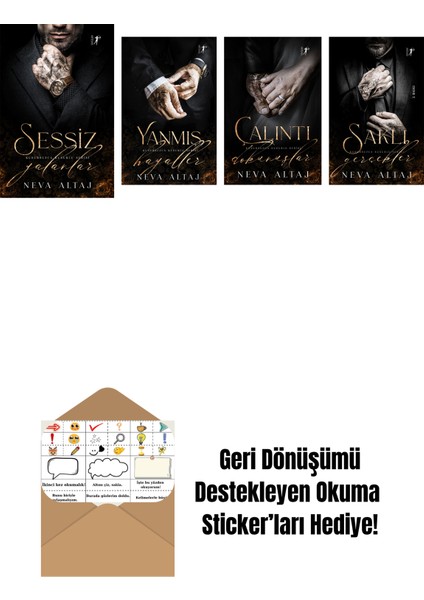 Neva Altaj 4 Kitap Set + Okuma Sticker'ları