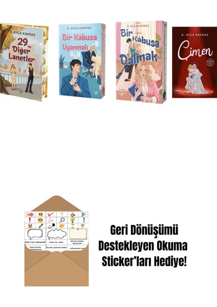 R. Ayça Kavraz 4 Kitap Set + Okuma Sticker'ları