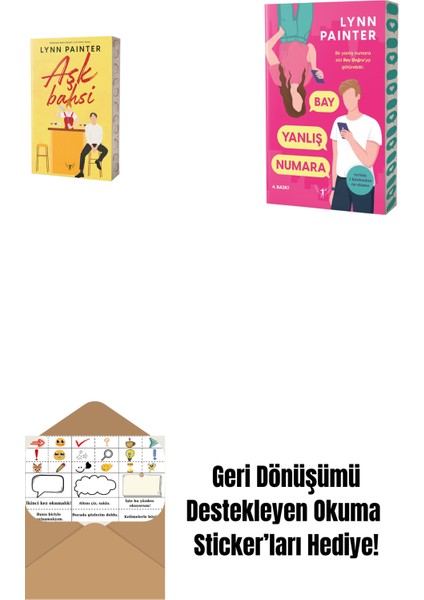 Aşk Bahsi + Bay Yanlış Numara + Okuma Sticker'ları