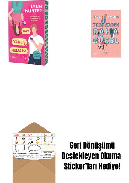 Bay Yanlış Numara + Filmlerden Daha Güzel + Okuma Sticker'ları