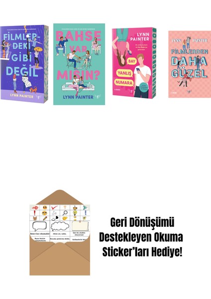 Lynn Painter 4 Kitap Set + Okuma Sticker'ları
