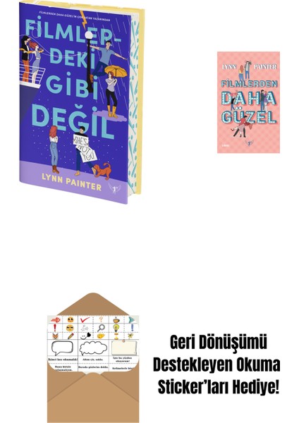 Filmlerdeki Gibi Değil (Ciltli) + Filmlerden Daha Güzel (Ciltli) + Okuma Sticker'ları