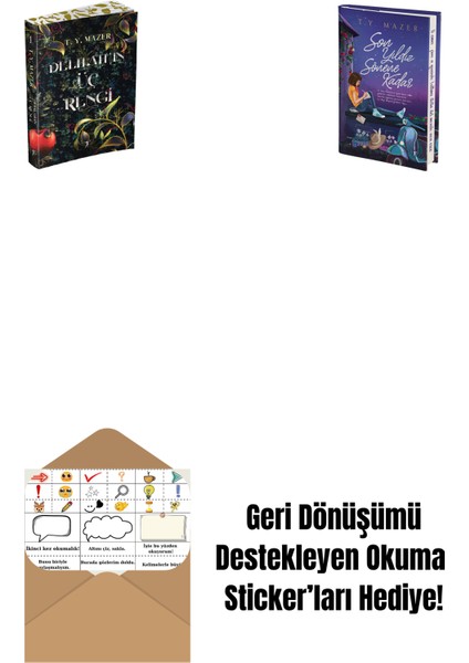 Delilah’ın Üç Rengi + Son Yıldız Sönene Kadar + Okuma Sticker'ları