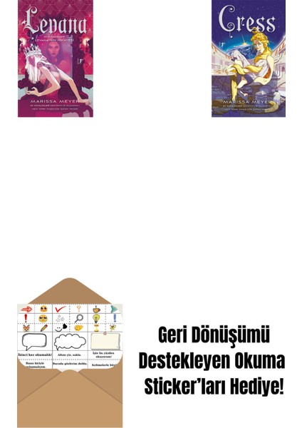 Levana + Cress + Okuma Sticker'ları