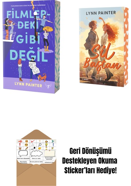Filmlerdeki Gibi Değil + Sil Baştan + Okuma Sticker'ları