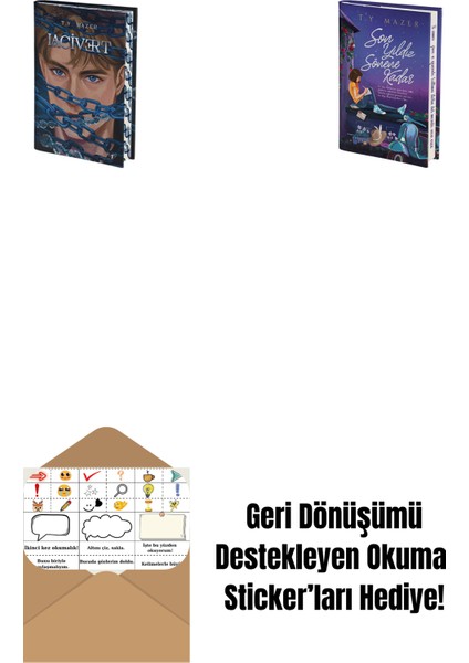Lacivert + Son Yıldız Sönene Kadar + Okuma Sticker'ları