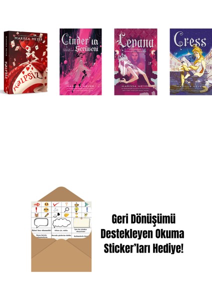 Marissa Meyer 4 Kitap Set + Okuma Sticker'ları