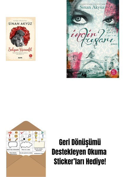 Solgun Karanfil + Incir Kuşları + Okuma Sticker'ları