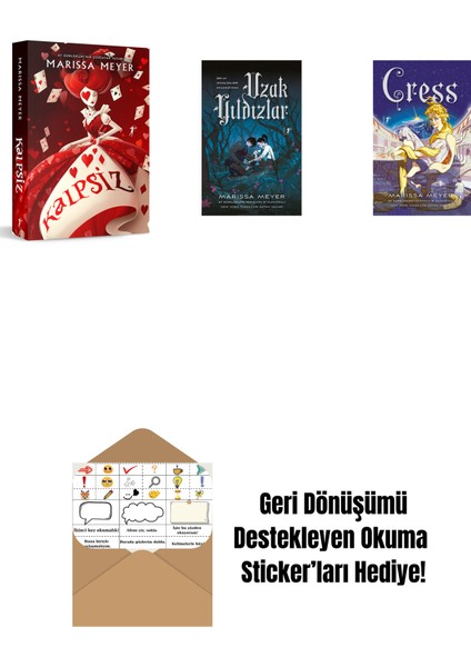 Marissa Meyer 3 Kitap Set + Okuma Sticker'ları
