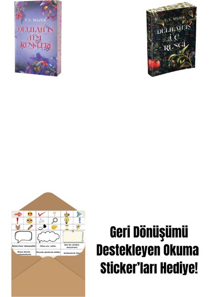 Delilah’ın Tüm Renkleri + Delilah’ın Üç Rengi + Okuma Sticker'ları