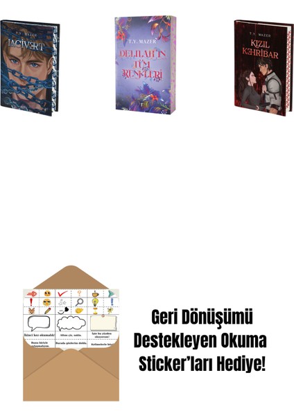 T. Y. Mazer 3 Kitap Set + Okuma Sticker'ları