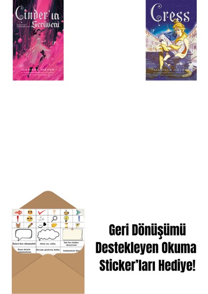 Cinder’ın Serüveni + Cress + Okuma Sticker'ları