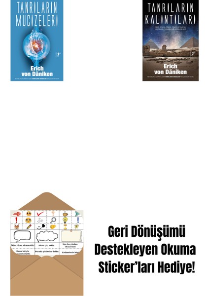 Tanrıların Mucizeleri + Tanrıların Kalıntıları + Okuma Sticker'ları