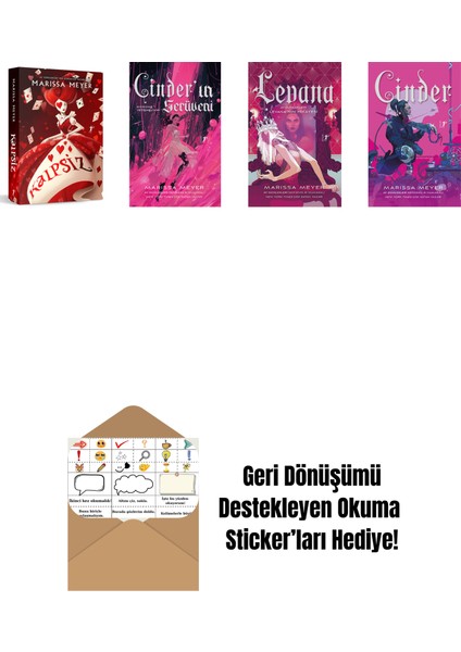Marissa Meyer 4 Kitap Set + Okuma Sticker'ları