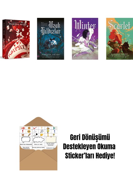 Marissa Meyer 4 Kitap Set + Okuma Sticker'ları