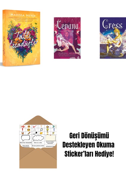 Marissa Meyer 3 Kitap Set + Okuma Sticker'ları