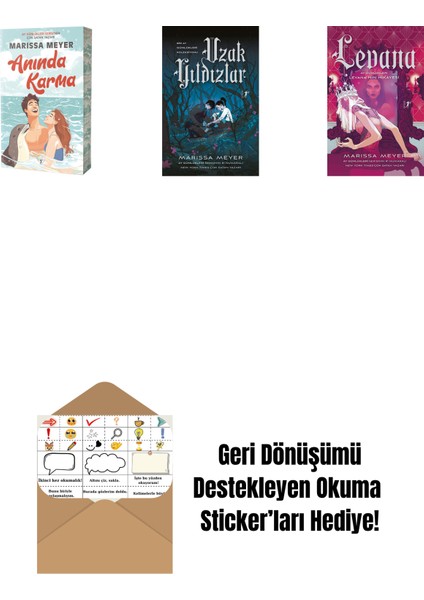 Marissa Meyer 3 Kitap Set + Okuma Sticker'ları
