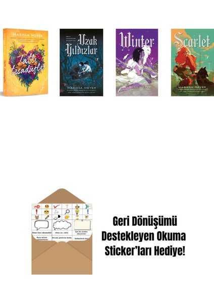 Marissa Meyer 4 Kitap Set + Okuma Sticker'ları