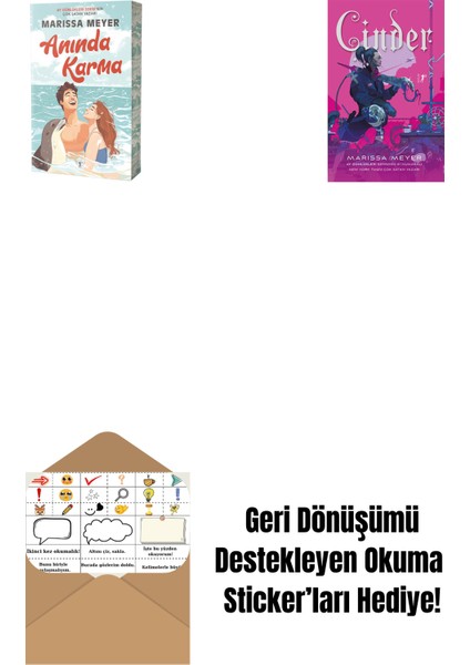Anında Karma + Cinder + Okuma Sticker'ları