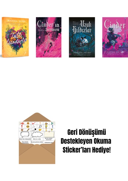 Marissa Meyer 4 Kitap Set + Okuma Sticker'ları