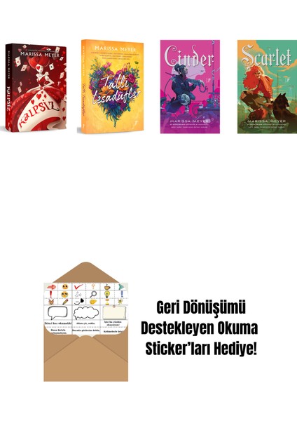 Marissa Meyer 4 Kitap Set + Okuma Sticker'ları