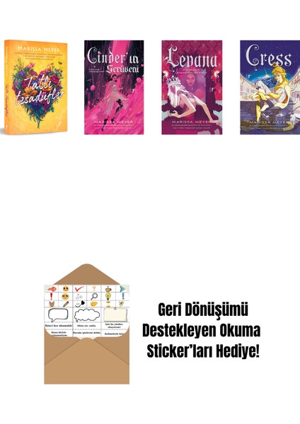 Marissa Meyer 4 Kitap Set + Okuma Sticker'ları