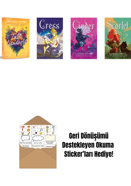 Marissa Meyer 4 Kitap Set + Okuma Sticker'ları
