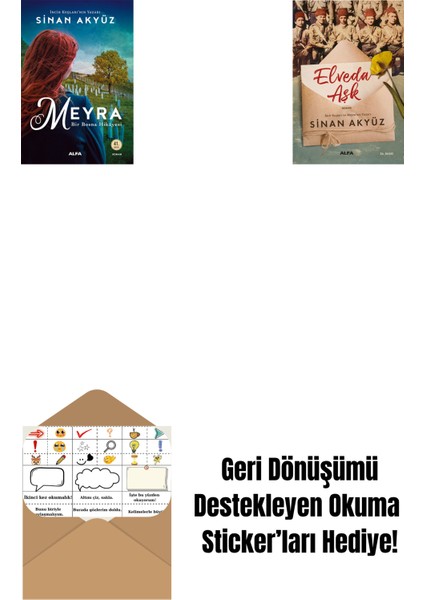Meyra - Bir Bosna Hikayesi + Elveda Aşk + Okuma Sticker'ları