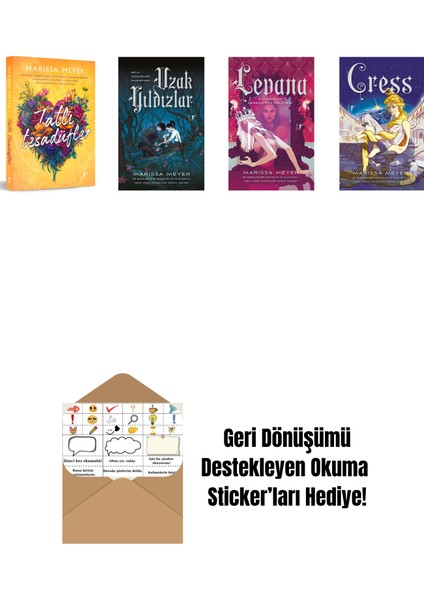 Marissa Meyer 4 Kitap Set + Okuma Sticker'ları