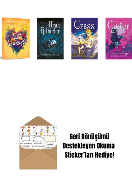 Marissa Meyer 4 Kitap Set + Okuma Sticker'ları