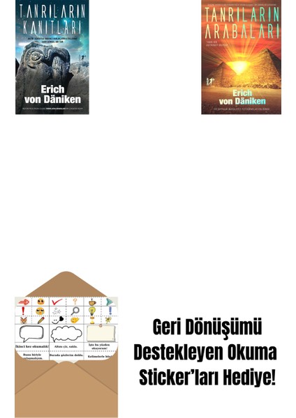 Tanrıların Kanıtları + Tanrıların Arabaları + Okuma Sticker'ları