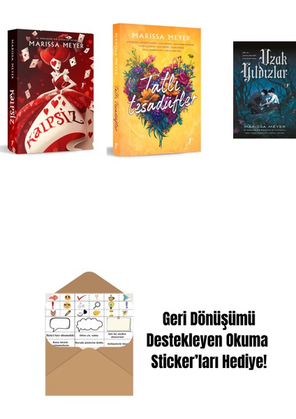 Marissa Meyer 3 Kitap Set + Okuma Sticker'ları