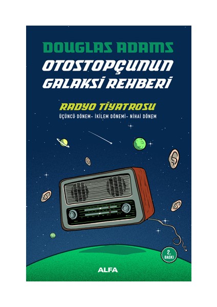 Douglas Adams 4 Kitap Set + Okuma Sticker'ları